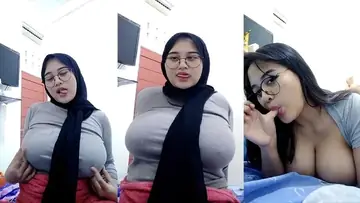 Bokep Jilbab Acha Hijab Toket Gede Cantik Kost poster